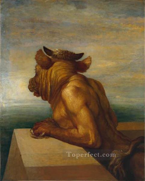 The Minotaur symbolist George Frederic Watts Oil Paintings